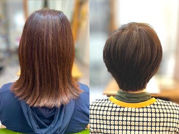 オーワンシーオー(o1co)の写真/白髪染めしても明るく、軽く♪o1coのカラーは前処理、後処理をしっかり行いシャンプーにもこだわりあり♪