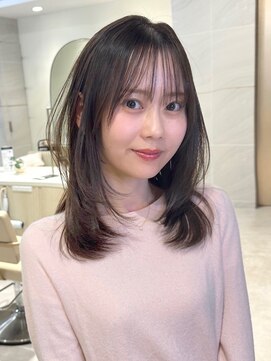 ミズチャーム(Ms.CHARM) レイヤーカット/顔周りカット/縮毛矯正/コスメストレート/韓国