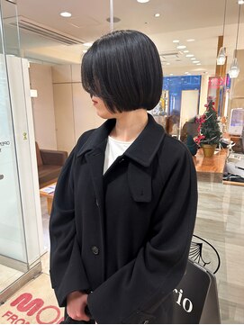 モリオ フロム ロンドン サッポロファクトリー店(morio FROM LONDON) morio/骨格矯正カット/札幌ボブ/ミニボブ/切りっぱなしボブ