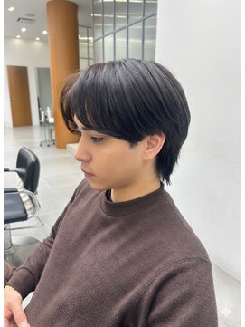 ガリカ 大名(Gallica) メンズセンターパート x アッシュブラウン