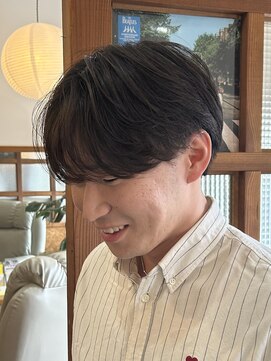 ディッセンバー 伊勢崎(December) メンズショート/センターパート/パーマ/ニュアンスパーマ