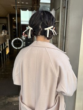 エヴリンアンドペイジ(Evelyn&paige) ツインお団子/ヘアセット【神戸/元町】