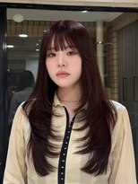 エイン(EYN)&nbsp;☆ レイヤーカット ピンクブラウン　ピンクベージュ　表参道