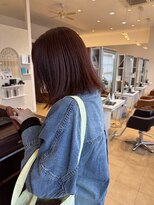 カットウェルズ ラブコオリヤマ 郡山店(Cut Well's Love Koriyama) ツヤカラー×レイヤーセミロング