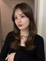 ノイ 銀座(noi)&nbsp;顔周りレイヤーカットべージュカラーくびれレイヤーカット