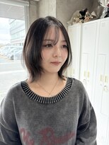 リリアン(ReLien)&nbsp;レイヤーボブ×オリーブベージュ