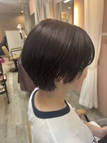 スリーバイエイム(03 eim) バイオレットブラウン×ショートボブ