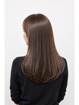グロウ(glow)の写真/毎月のカラーが待ち遠しくなる！大人女性を虜にする髪質改善カラー◎美髪を育て透明感溢れる美髪へ♪