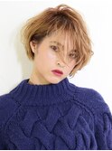 ハイトーンで魅せる☆セミウェットボブ