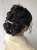 ゆるふわシニヨン