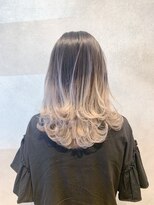 ラブ アンド ヘア ロコ(Love&Hair Loco) バレイヤージュ・ホワイトベージュカラー