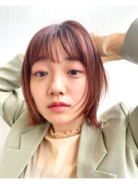 ネオリーブ アンド 渋谷店(Neolive &) 【Neolive & 渋谷】顔周りにポイント!ナチュラルボブ
