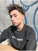 【BEAT S】ツーブロック サイドパートショート ハイライト