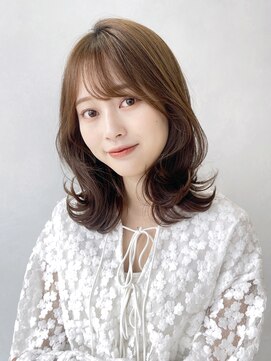 アルバム 池袋(ALBUM) レイヤーカット_外ハネボブセクションカラー_39291