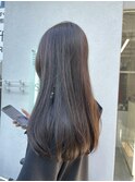 サラ艶ロング/アッシュグレージュ/髪質改善