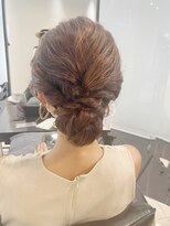 ラブクロム トウキョウ(LOVECHROME TOKYO) 卒業式　ドレスへア　ショコラアッシュ　ヘルシースタイル