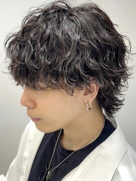 フィフス 栄(fifth) 波巻きスパイラルパーマメンズマッシュツーブロックメンズパーマ