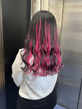 ホワイト 梅田(white) #アンブレラカラー/ピンク