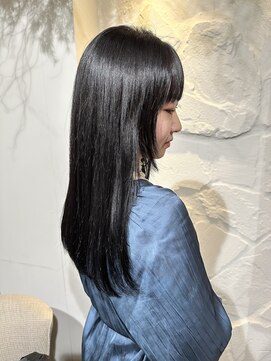 トリコ ショップアンドヘアサロン(tricot shop hair salon) ダークパープルカラー♪yu