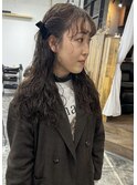 ロングパーマ
