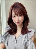 イメチェン/ハッシュカット/フルバング/似合わせカット/韓国ヘア