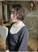 ショートボブ×パーマ