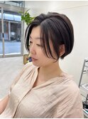 前髪長めショート/20代/30代/40代