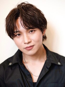 メルト 吉祥寺(melt) 【早坂駆留】マッシュウルフ濡れ感ハーフアップニュアンスパーマ