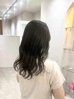 カラークチュール(Color Couture)&nbsp;デザインカラー/レイヤーカット/オリーブベージュ/ウエットヘア