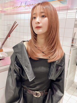 ロンドローズ 名古屋(Lond damaskRose) 顔周り ボブ 韓国 レイヤー ダブルカラー 名駅 リタッチ244