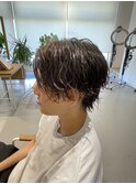 フェザーパーマ スパイラルパーマ センターパート
