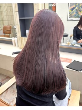 パークレーン アイス イヴェン(park lane ICI yeven) ブリーチなしダブルカラー　ラベンダー　カシスピンク/momoka