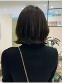 オリーブベージュ/ナチュラルボブ/外ハネボブ/20代30代