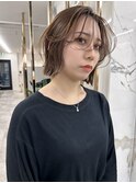 フェイスレイヤー/ボブ/切りっぱなしボブ
