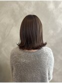 外ハネボブ/olive greige