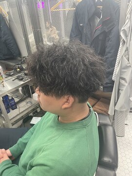 リプレイ 草津店(RIPLAY) ニュアンスパーマ/韓国マッシュ/スパイキーショート/MEN'S