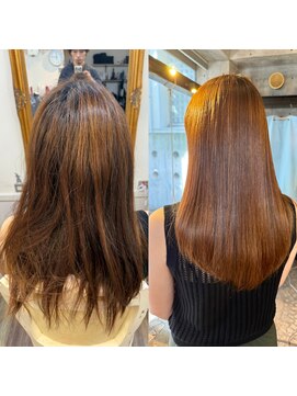 カシュカシュ(cache cache) 髪質改善　酸性ストレート　縮毛矯正用賀