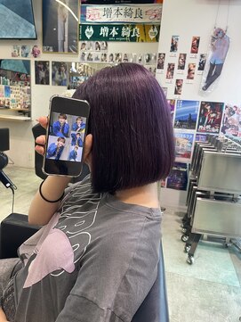 トーキョー オタクヘアー(TOKYO OTAKU HAIR) ディープラベンダー/メンバーカラー/推しカラー/ボブ