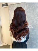 ガルボヘアー 心斎橋店(garbohair)&nbsp;大阪×肌馴染み◎ブラウン系カラー×エクステロング