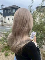 エクファ ヘア シェリル 草津 南草津店(ex-fa hair cherir)&nbsp;くびれヘア/アプリコットオレンジ/夏のヘアアレンジ/南草津