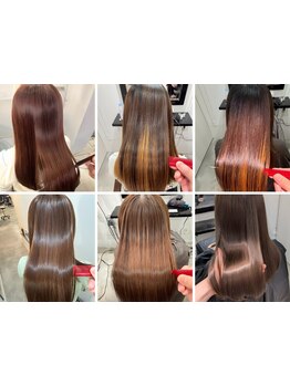 【美髪矯正×髪質改善】の専門家が在籍。業界最高峰の商材と知識でお客様の未来を想うケア提案