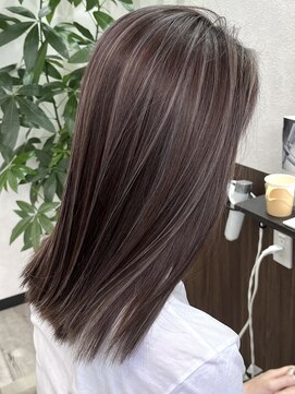 ベルヘアーデザイン 堺東(Belle hair Design) ハイライト切りっぱなしイルミナカラー堺東20代30代40代