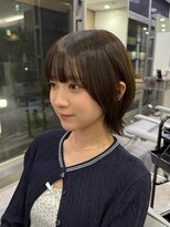 アルテヘアー(arte HAIR) 【arte HAIR】レイヤーボブ/フェザーバング/ダークブラウン