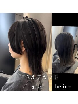 ホープ(hope) おしゃれ女子ウルフヘア×中性ウルフ【梅田/茶屋町/ウルフ】