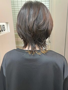 キューズ クラブ(cuz KLUB) ショートウルフインナーカラー