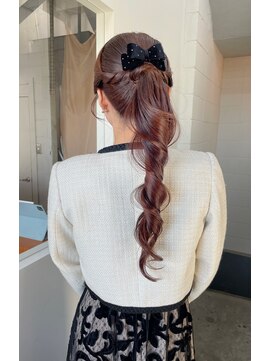 ノード(NODO) ポニーテール ロールアレンジ