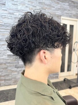 ガーデン 西川田店(garden) 宇都宮men'sメンズパーマツイストパーマ波巻きパーマ落とし眉毛