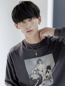 マカロン 白河中山店(MACARON) MEN’S HAIR/サーフカール/刈り上げセンターパート/白河133