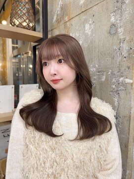 エレン(E L E N) ミルクティーグレージュ/艶カラー