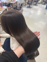 ハピネス 梅田茶屋町店(HAPPINESS)&nbsp;レイヤー/韓国ヘア/顔周りカット/ブリーチなし/ヘーゼルベージュ